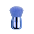 Single professional blue nail dust brush with metallic handle and soft synthetic bristles - Blue Mushroom Makeup Brush