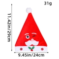 Plush Santa hat for kids with snowflake patterns and specific size dimensions - Kids / 24*29cm