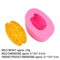 Pink silicone mold for orange slice shaped scented candles and resin crafts - 2# Small Fat Fried Dough Stick B362 Pink / Pink