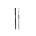 Minimalist S999 sterling silver ball stud earrings in polished silver finish - 925 Silver / S999 Sterling Silver Ear Stick