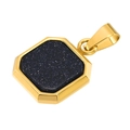 Zonder ketting Goud/Blauwe Zandsteen