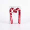 Christmas 13cm red and white polka dot candy cane ornaments, set of 6 plastic tree hangers - Style A Small Candy Canes 1 Box (6 Pcs) 13CM