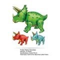 Green and blue triceratops dinosaur foil balloon for kids birthday party decoration - 3D Assembly Triceratops Orange / 54.5*91cm