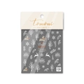 Autocollants 5D gaufrés pour ongles de Noël avec rennes et flocons de neige TO-248 - Relief d'Arbre de Neige de Noël (to248)