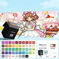 48-color dual-tip alcohol art markers set with black storage bag and base for artists - [5th ​​generation Soft Tip] Standard 48 Colors / Includes 6 Gift Items