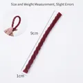 Replica di caramella a spirale rosso scuro, accessorio alimentare realistico di 9 cm - Strisce di zucchero al biancospino (Spirale)