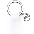 Detailansicht gravierter Schlüsselanhänger aus Edelstahl mit Herz und Versprechen-Motiv - Always There Sentimentale Botschaft