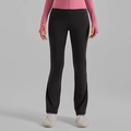 Pantaloni yoga neri a zampa a vita alta in tessuto ad alta elasticità per fitness e sport - XS / Nero Stellato