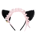 Pink Lace Edge Cat Ears