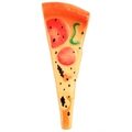 Penna a sfera creativa a forma di fetta di pizza con condimenti di peperoni e salame - Pizza