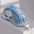 Retractable dog leash in Mars green and blue with anti-slip lock and metal hook - Mars Green / 3M