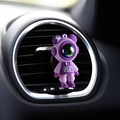 Purple astronaut car vent clip fragrance diffuser with iridescent visor detail - Purple (1 Piece)