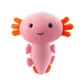 Peluche di axolotl rosa e arancione in morbido tessuto con simpatici occhi a bottone - Arancione Rosa