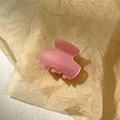 Pink marble pattern acetate hair claw clip for women on artistic paper background - 5# Aurora Pink