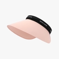 Cappello parasole rosa a tesa larga anti-UV con fascia elastica nera per donna - Regolabile / Rosa