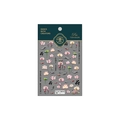 Autocollant d'ongles en relief 3D avec lotus rose, feuilles vertes et motif de carpe koi - Nouveau Relief Clair de Lune sur l'Étang de Lotus (TS-1678)