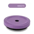 Violet 10.1cm straw lid for 710ML milk tea cup with matte finish and center hole - Fits 710ML Cups / Violet