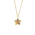 Collana in acciaio dorato con ciondolo a stella e dettagli in smalto colorato - Ciondolo Stella a Cinque Punte Colorato (4#)
