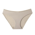 Seamless low-rise ice silk panties in light khaki skin tone for women - Khaki