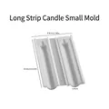 Witte siliconen vorm voor slanke stapelbare kaarsen, 8,6 cm bij 15,8 cm voor DIY knutselen - Strip Kaarsvorm-Klein (Compatibel met Wensput)