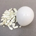 Matte white macaron latex balloon set including inflated and flat uninflated balloons - Special Price Drop - 5-inch Mini Balloons (22 Pieces) Macaron White - A Must-have Choice