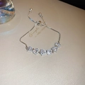 Silver adjustable bracelet featuring five sparkling heart-shaped zircon stones - Silver Butterfly (2#)