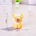 Miniature resin sheep figurine zodiac series decor 3.8cm height for micro landscape - Aries - Capybara