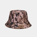 Dettaglio del cappello a secchiello camouflage digitale con cuciture rinforzate e twill - M (56-58cm) / Camo Digitale Marrone (4#)
