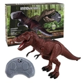 Realistic brown T-Rex infrared remote control toy dinosaur with sound and walking functions - Remote Control T-Rex