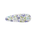 Barrette à cheveux BB fleurie avec motifs bleus et violets et bord festonné - 11-Bleu Violet Floral