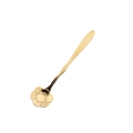 Elegant gold flower shaped stainless steel coffee spoon for Christmas gifting - Gold / Sunflower