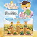 Cute resin cartoon corn figure Minister of Corn creative home decor blind box gift - Hx-146 Corn Minister Set 6 / Random 1pc