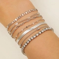 Silver - Full Diamond Tennis Chain Style
