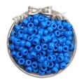 100 Pièces/Paquet (9x6mm) / Couleur solide Bleu roi
