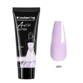 Misscheering 15g glitter acryl nail gel in shade 03 light purple for quick extensions - Purple Glitter (03)