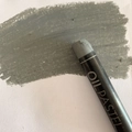 Professional grey oil pastel for students showing thick texture and grey pigment strokes - Dark Grey