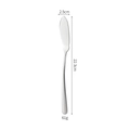 Elegant 304 stainless steel butter knife in silver finish, size 22.3cm and 61g weight - Elegant Fish Knife