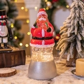 Illuminated Santa Claus snow globe water lantern with LED lights for festive Christmas decor - Standing Santa Claus