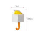 Creative yellow chick gravity sensor wall hook with dimensions 5cm width and 10.5cm height - Retractable Hook - Little Yellow Chick (Boxed)