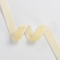 Soft cream velvet ribbon with fine texture for DIY crafts and elegant gift wrapping - Ivory (029#) 22mm 25 Yards/Roll