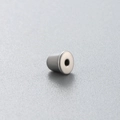 Polished silver stainless steel screw-back ear piercing stud for minimalist jewelry - Steel Color Ear Nut (0.8*4) (配件001)