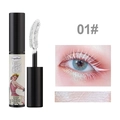Waterproof white mascara with fiber wand for natural volume and dramatic lash length - No.1 White