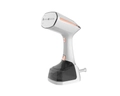 Portable white and rose gold handheld garment steamer with transparent water tank - US Plug / White (802 White)
