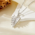 Silver Butterfly Square Zirconia Style (T010)