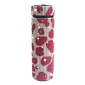 500ml smart rhinestone thermos bottle with red leopard pattern and LED display - Red Cow Print