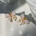 2405381A Pink Crystal Butterfly (S925 Silver Pin)