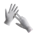 Gants thermiques gris élégants pour femmes avec bordure rose et détail de pompon - Boule De Vison Fendue / Kaki