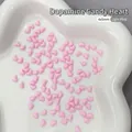 4x5mm hellrosa Herz-Resin-Charms für Nagelkunst und DIY-Schmuckherstellung - Hellrosa