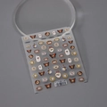 Self-adhesive embossed nail stickers TS-2795 featuring vintage Lover's Eye and butterfly motifs - Lover's Eye TS-2795