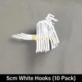 White Hooks 5cm (10 Pcs)